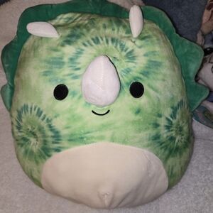 Squishmallows Green Tie-Dye Dinosaur Plush
